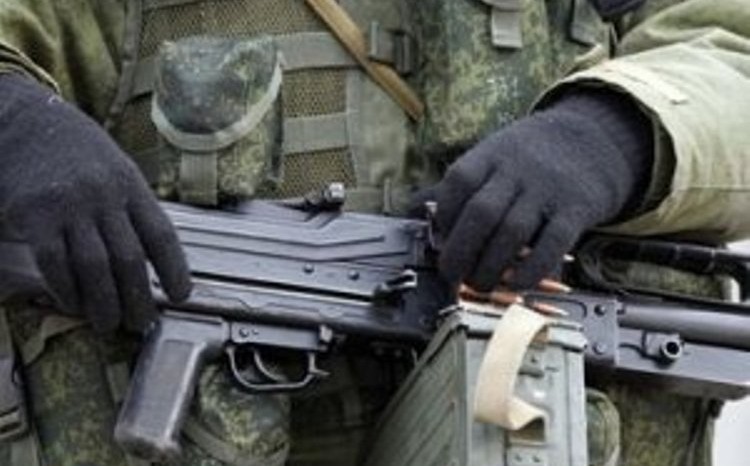 Боевики атакуют воинскую часть в Донецке