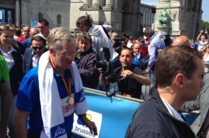 Король Бельгии пробежал 20-километровый марафон