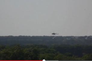 В сети появилось видео вертолетной атаки в Волновахе