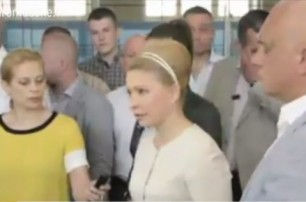 Тимошенко проголосовала в Днепропетровске и рассказала о перспективах Украины