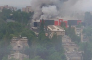 В Донецке горел дворец спорта «Дружба»
