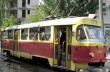 В Киеве трамвай снес светофор