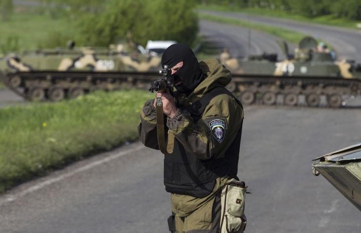 Ополченцы ДНР пытались прорвать блокпост под Славянском