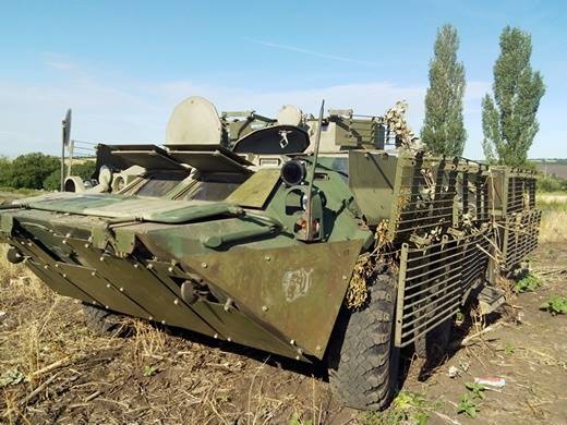 У Мариновки Нацгвардия захватила российский БТР-80
