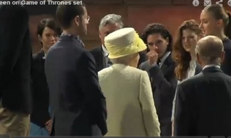 Британская королева посетила площадку «Игры престолов»