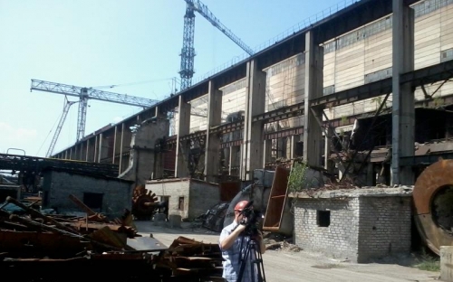 Славянская ТЭС повреждена в результате боевых действий