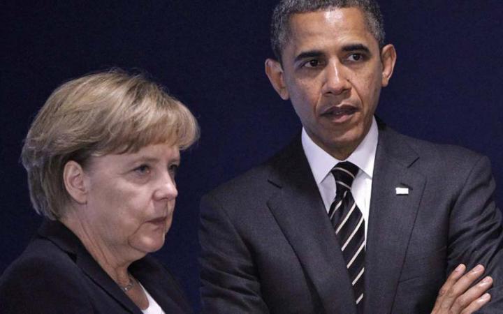 Меркель и Обама обсудили необходимость перемирия на Донбассе
