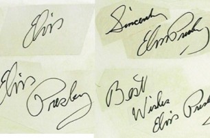 Первый автограф Элвиса Пресли уйдет с молотка на аукционе