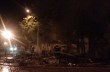 На Михайловской площади подпалили палатки