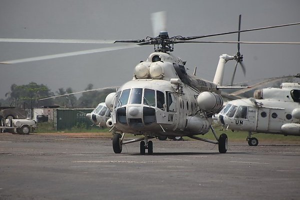 Транспортный вертолет миссии ООН потерпел крушение