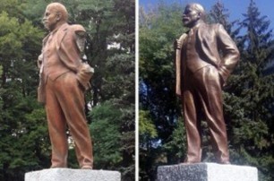 В Харькове отреставрировали поваленного Ленина
