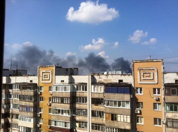 В Донецке гремят мощные взрывы (фото, видео)