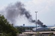 В аэропорту Донецка сильный пожар (видео)