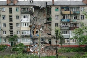 Жители Славянска требуют помощи на восстановление  жилья