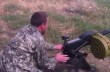 ДНРовец Моторола обстреливает свои позиции из гранатомета (видео)