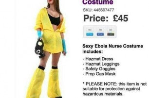 В Британии продают сексуальный костюм медсестры, лечащей от Эболы