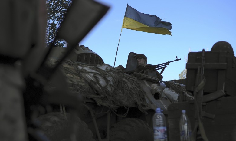 Украинские солдаты замерзают в зоне АТО