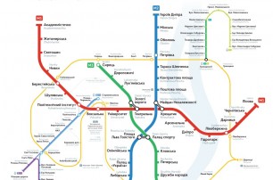В интернете появилась новая схема метро Киева