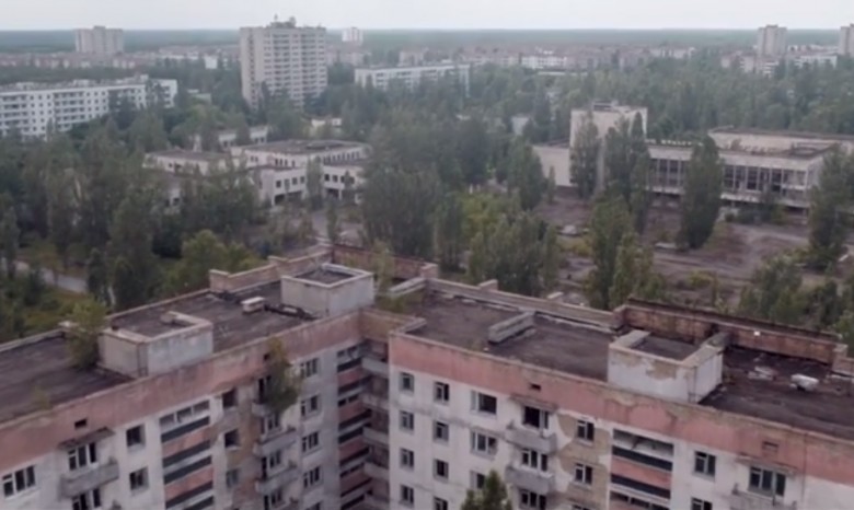 В сеть выложили кадры из Чернобыля и Припяти, снятые с беспилотника