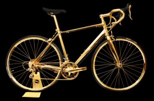 Британцы создали самый дорогой золотой велосипед