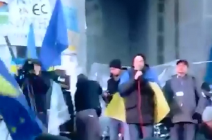 Спич Соболева за несколько часов перед избиением студентов на Майдане