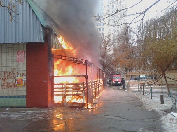 В Киеве в «Портер Пабе» на Соломенке произошел пожар
