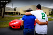 Сын сделал отцу сюрприз на день рождения и подарил Ferrari