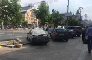 В Киеве проучили автомобильных хамов