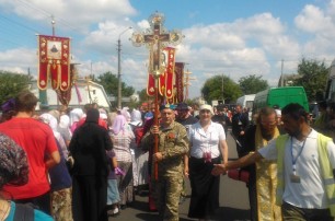 Колонну Всеукраинского Крестного хода возглавил Атошник (ФОТО, ВИДЕО)