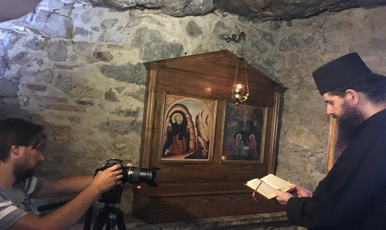 На Афоне украинские исследователи снимают фильм о святом Паисии Величковском (ФОТО)