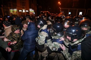 Столкновения в центре Киева: полиция освободила задержанных