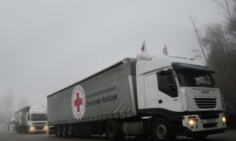 Красный Крест отправил 190 тонн гумпомощи в Донецк