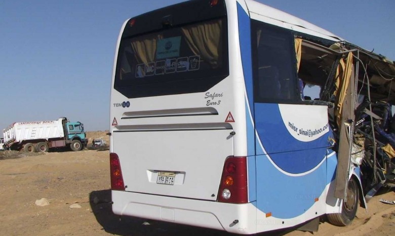 В Египте автобус столкнулся с грузовиком, есть жертвы