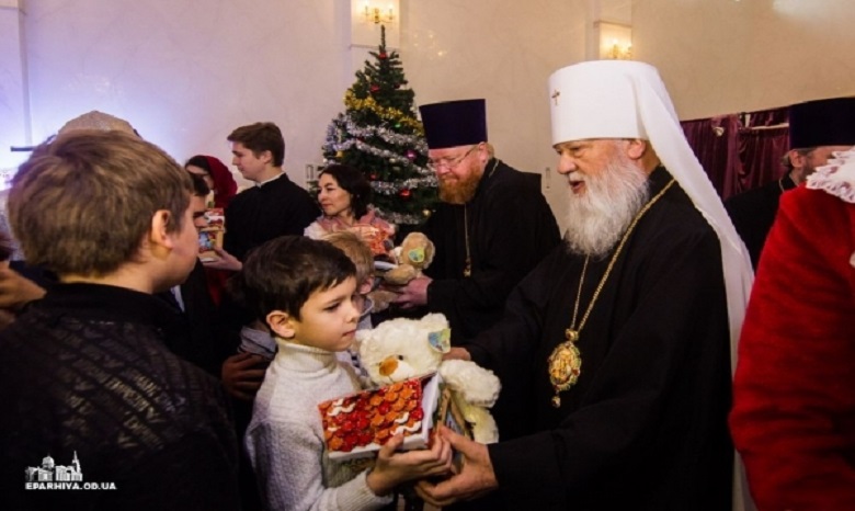 Более 250 детей получили подарки от Одесской епархии УПЦ