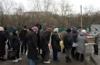 На территории строящегося Кафедрального собора УПЦ организовали обеды для малоимущих киевлян