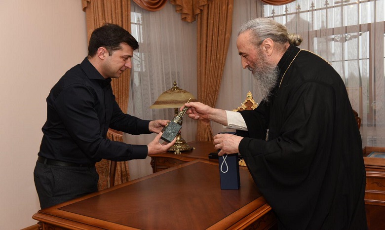 Митрополит Онуфрий обсудил с Владимиром Зеленским религиозную ситуацию в Украине