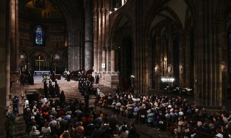 Во Франции в кафедральном соборе Страсбурга состоялся концерт хора Киевских духовных школ