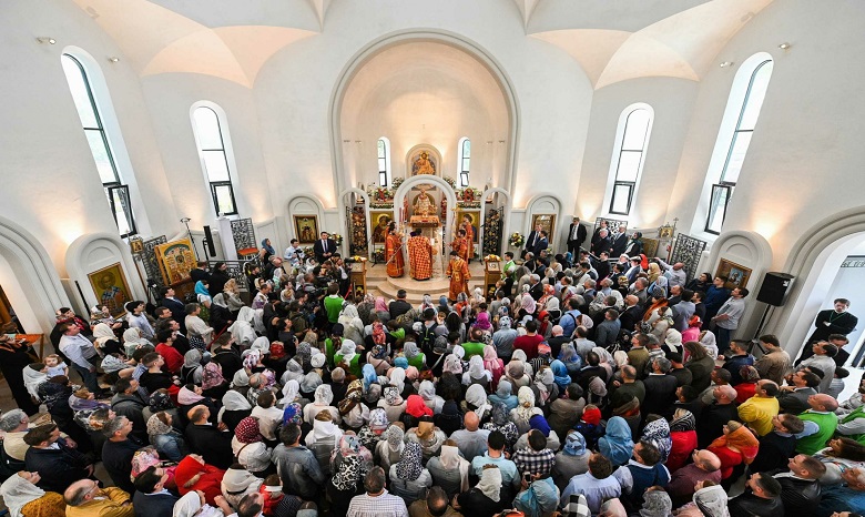 В Страсбурге епископ УПЦ принял участие в освящении православного храма