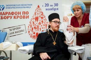 В УПЦ проводят акцию ко Всемирному дню донора «Капля сильной крови»