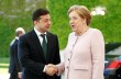 Зеленский в Берлине встретился с Меркель: опубликованы фото