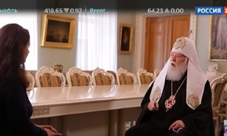 Глава УПЦ КП раскритиковал Томос и ПЦУ в интервью российскому телеканалу