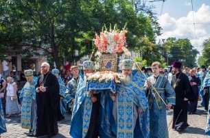 В Одессе более 10 тысяч верующих УПЦ прошли крестным ходом с Касперовской чудотворной иконой