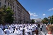 В Киеве сотни тысяч верующих УПЦ идут крестным ходом по центральным улицам города