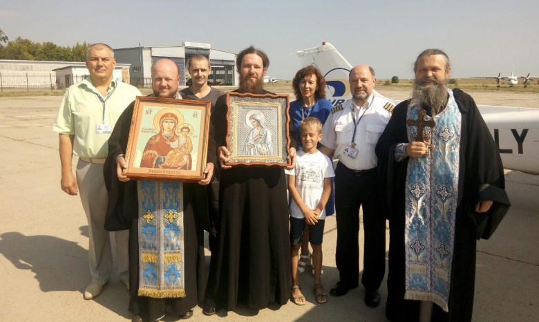 Священники Кропивницкого совершили воздушный крестный ход в честь Дня  Крещения Руси