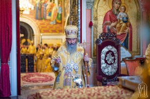 В УПЦ отметили 5-ю годовщину интронизации Митрополита Онуфрия