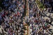 Более 20 тысяч верующих УПЦ вышли крестным ходом из Каменец-Подольского в Почаев