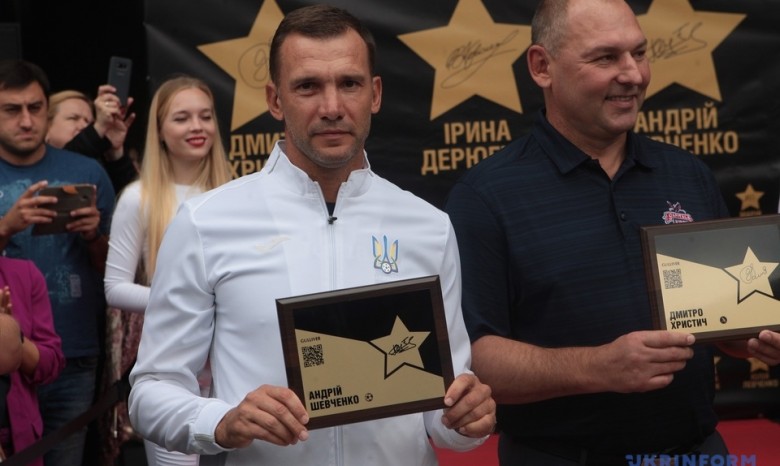 Андрей Шевченко прокомментировал открытие "звезды" в свою честь в Киеве