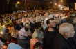 В Виннице тысячи верующих УПЦ вышли с молитвой к захваченному Преображенскому собору