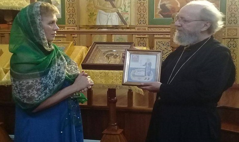 Икону святого запорожского атамана подарили православным верующим Австралии