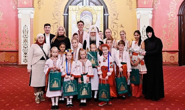 Паломники из Украины встретились с Патриархом Кириллом